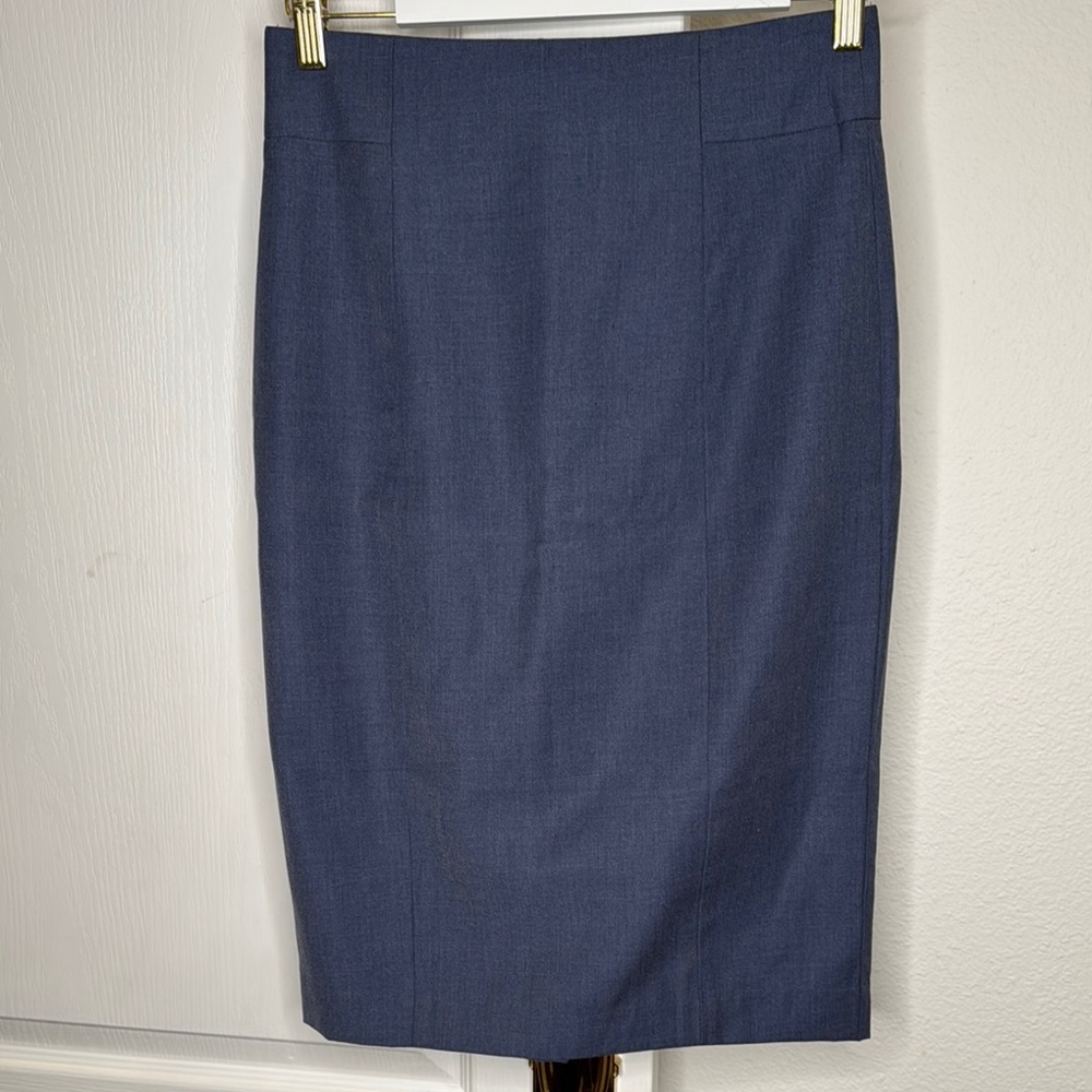 Ann Taylor Blue Pencil Skirt for Work